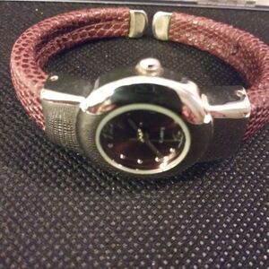 Brown Face Cuff Watch